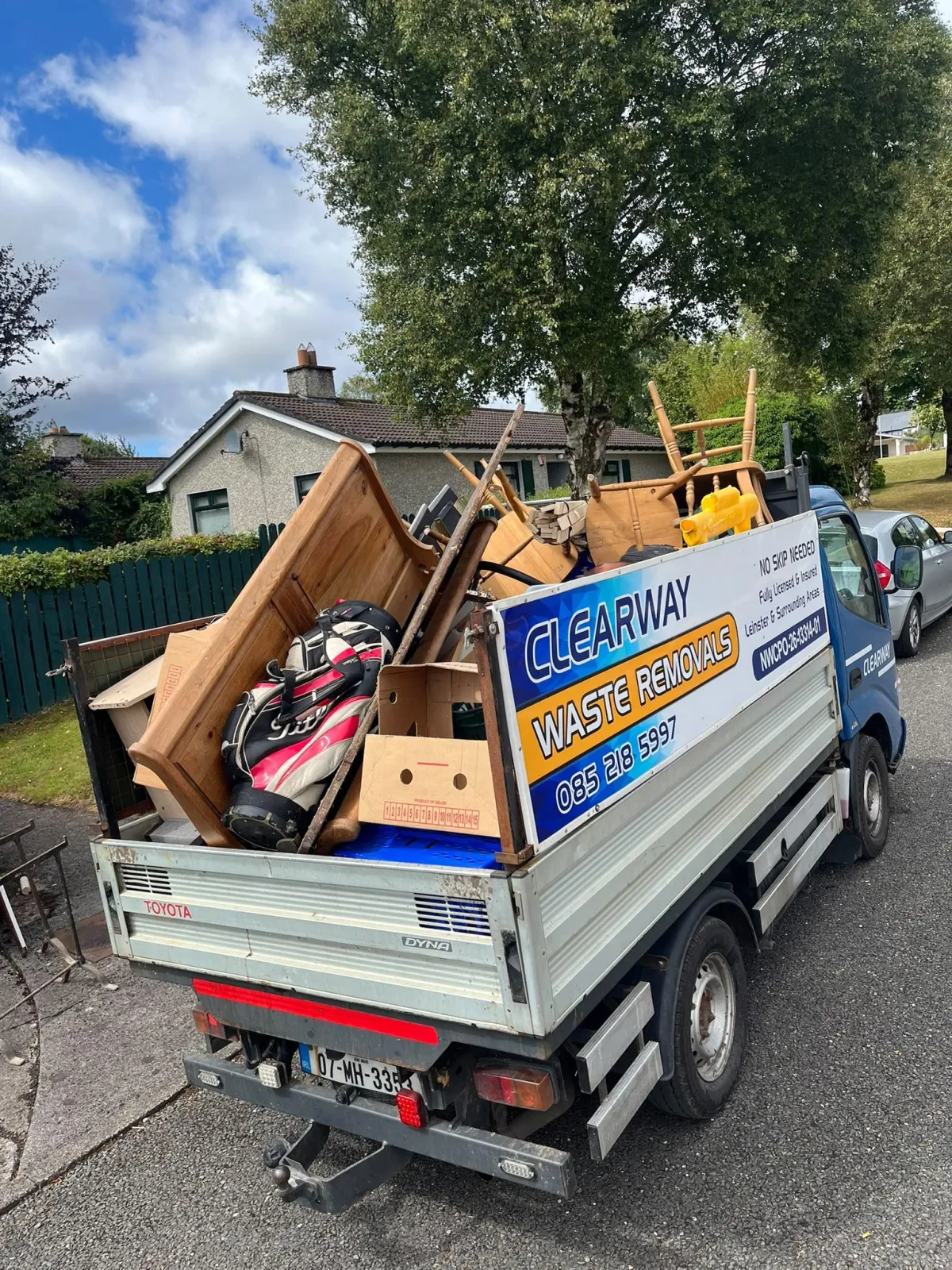 Garden shed dismantling process