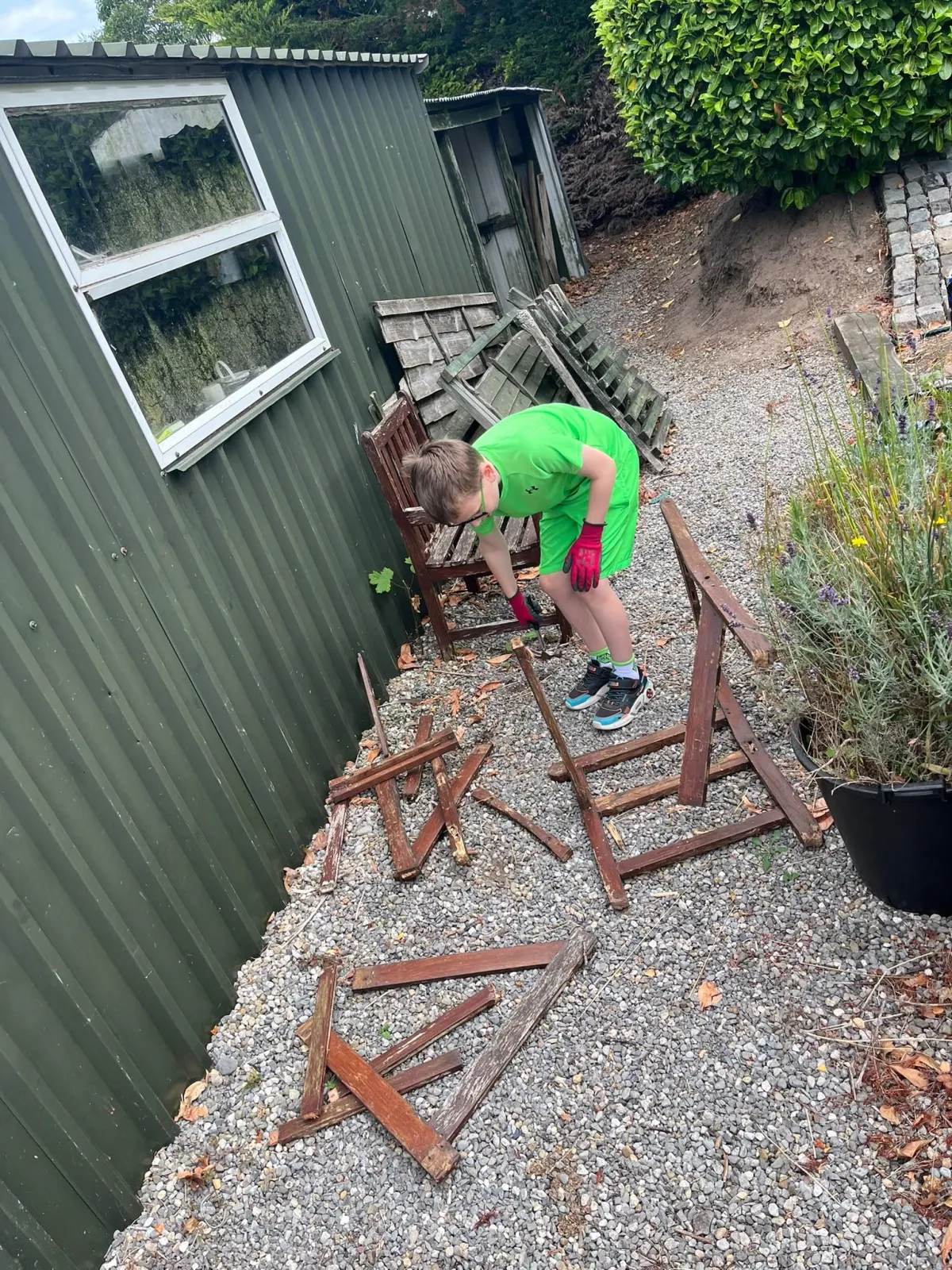 Complete property clear-out finished job
