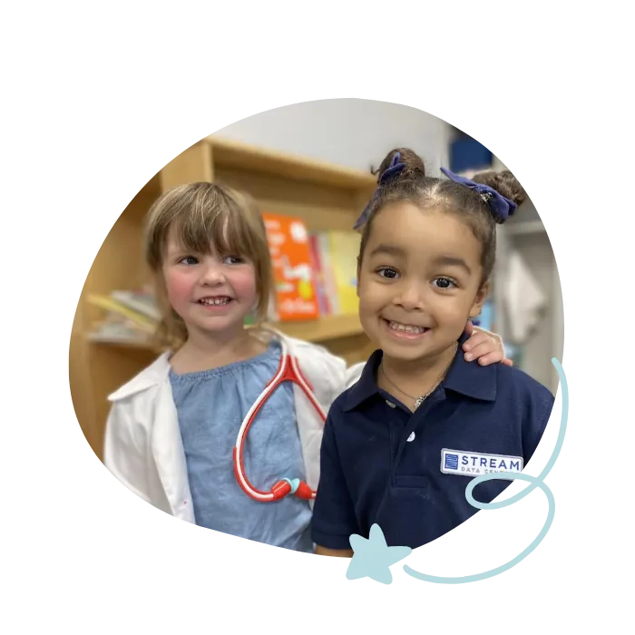 preschool children playing dress up in childcare facilities