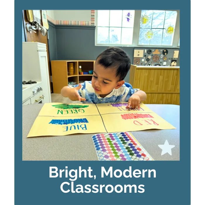 toddler learning in daycare