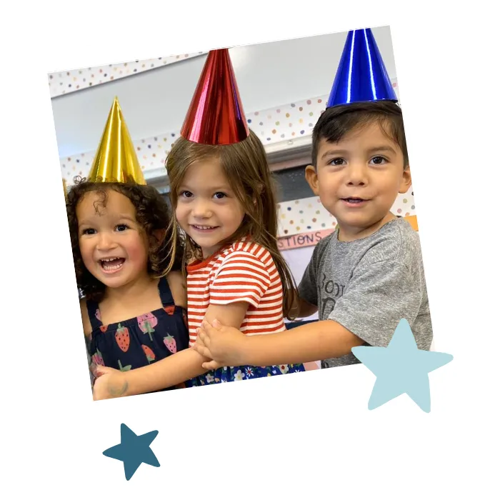 Group of children learning and playing together at daycare center