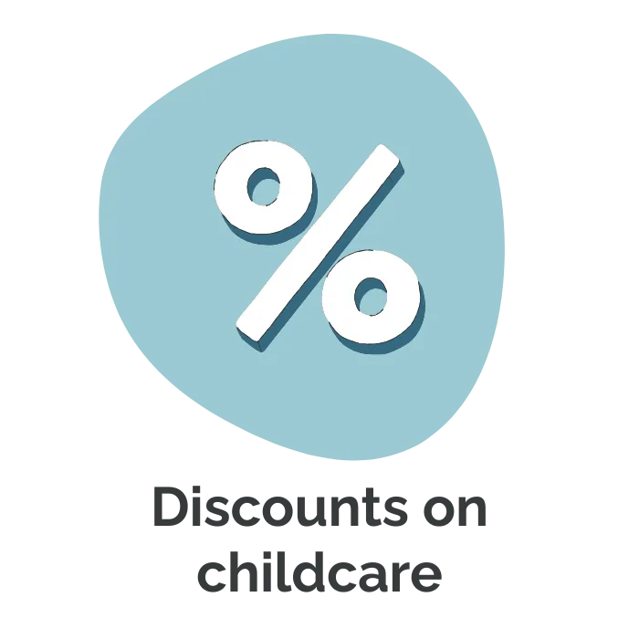 discounts on childcare