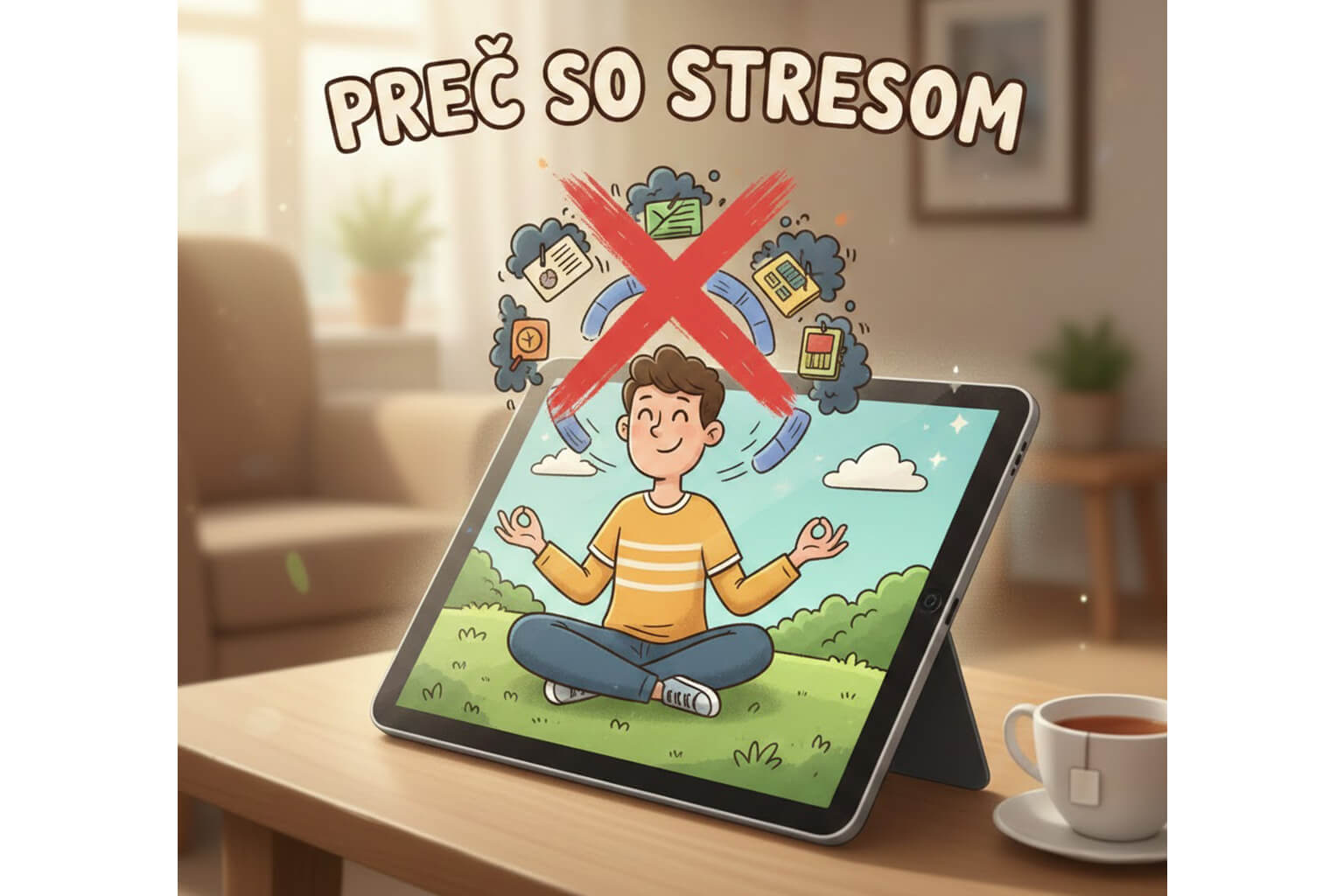 A Woman Holding her baby Illustration