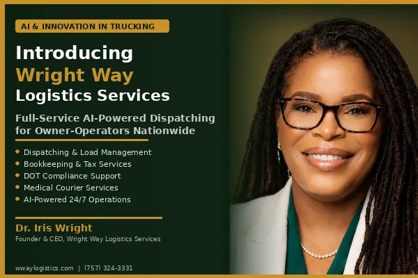 Wright Way Logistics Services: Introducing the Future of Full-Service AI-Powered Dispatching