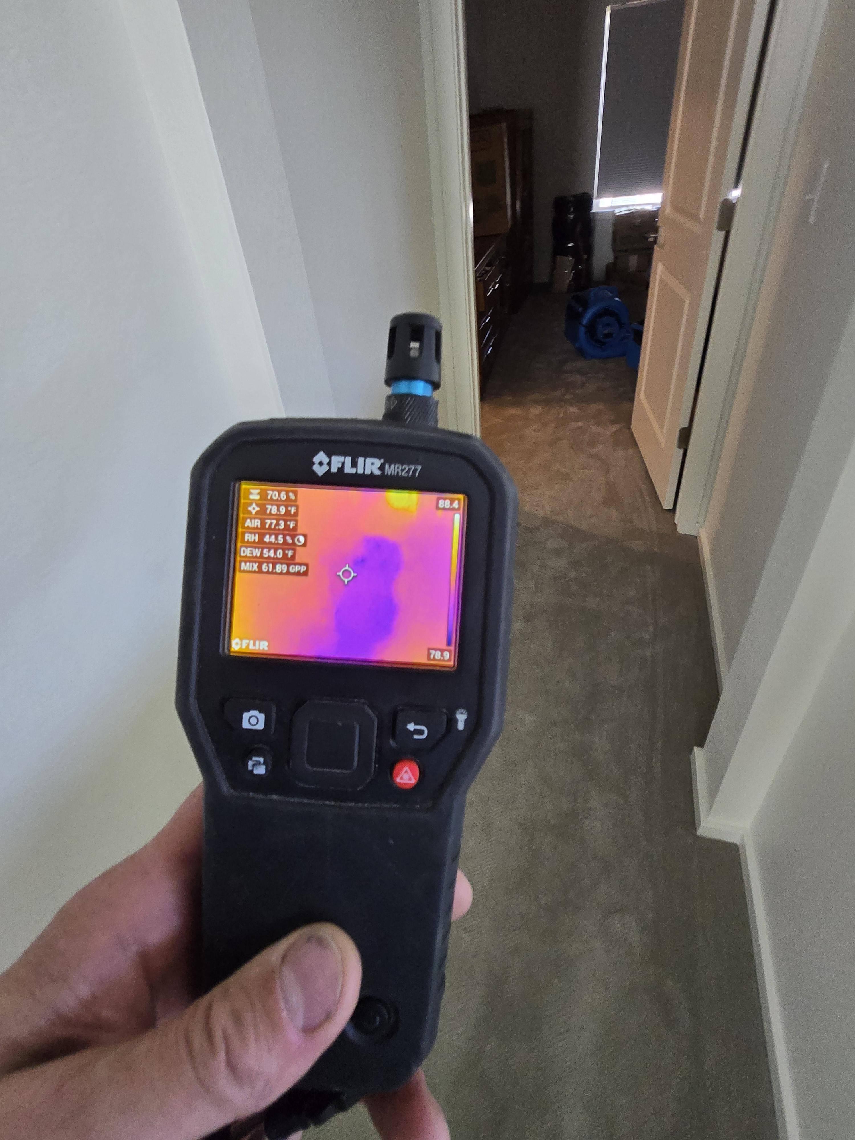 High tech equipmnet using infrafred technology to find sewage in fort collins home