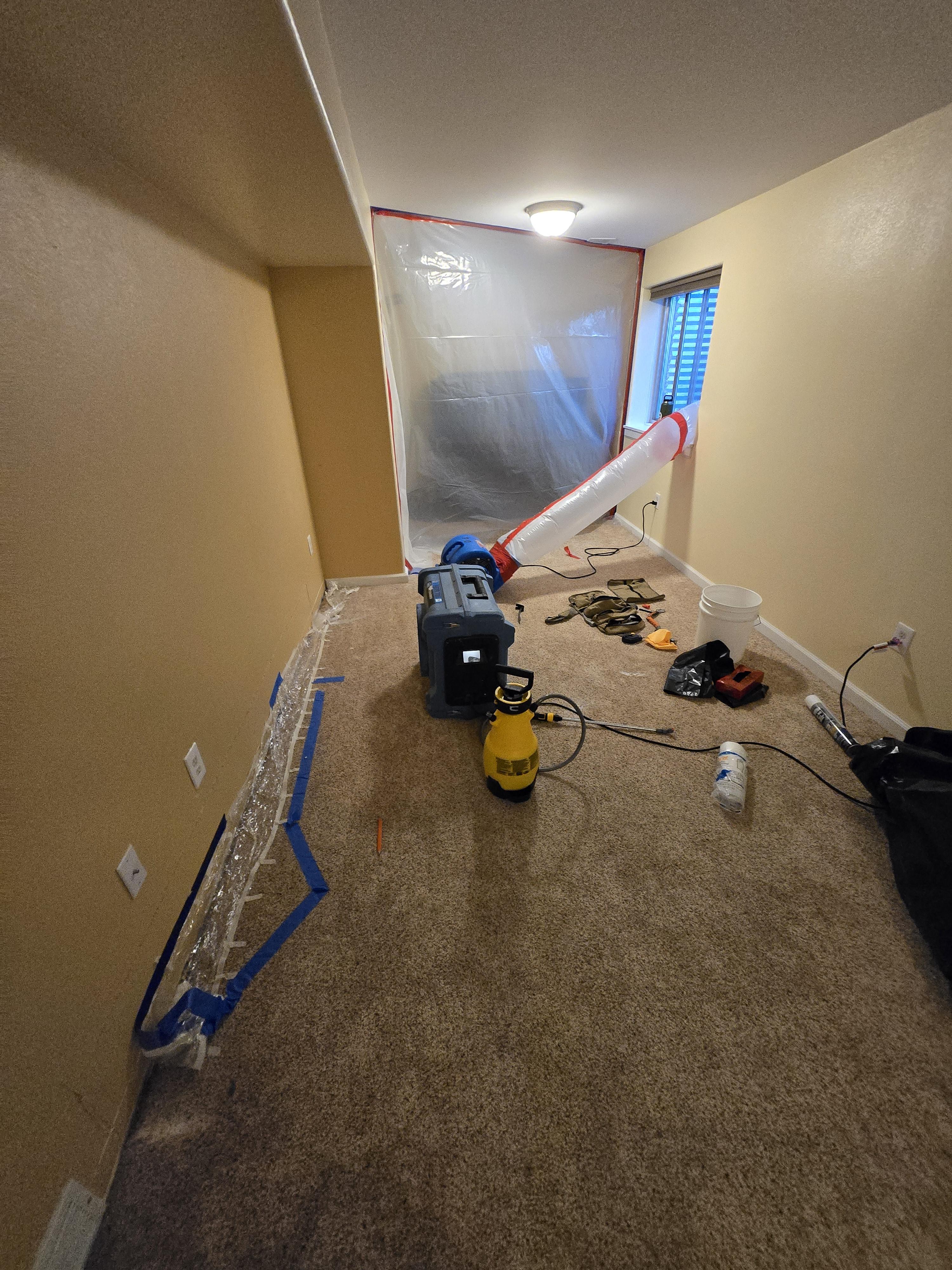 Restoration equipment disinfecting sewage