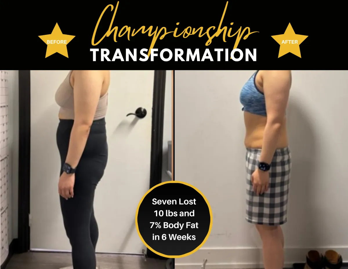From Burnout to 7% Body Fat Lost: One Woman's 6-Week Challenge Story