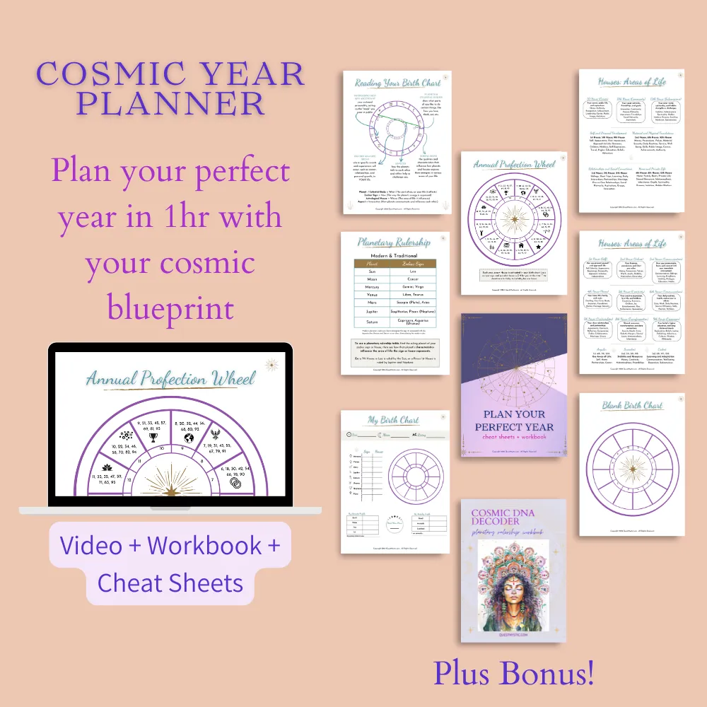 Moon Ritual Journal Pages from Quest Mystic