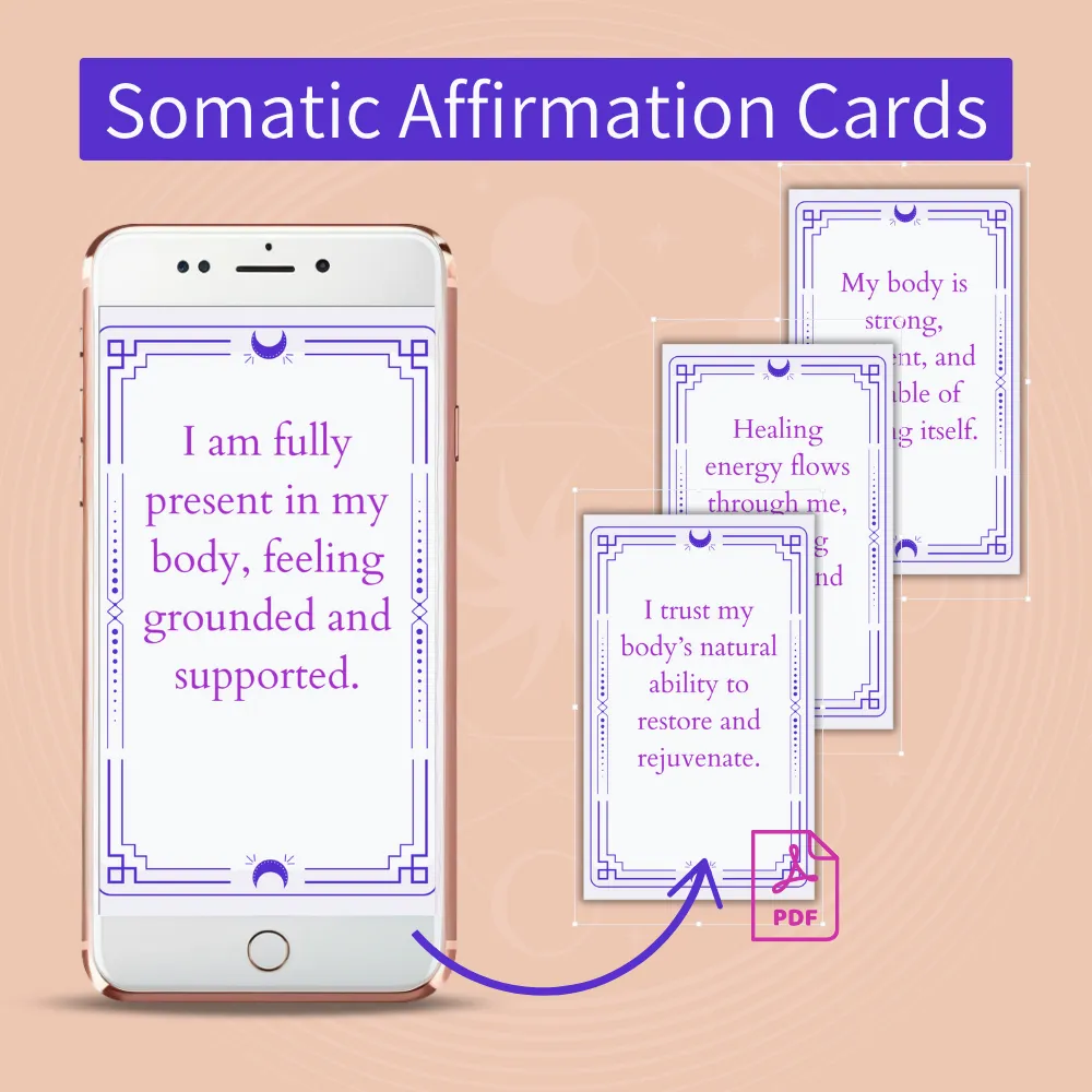 somatic affirmation cards