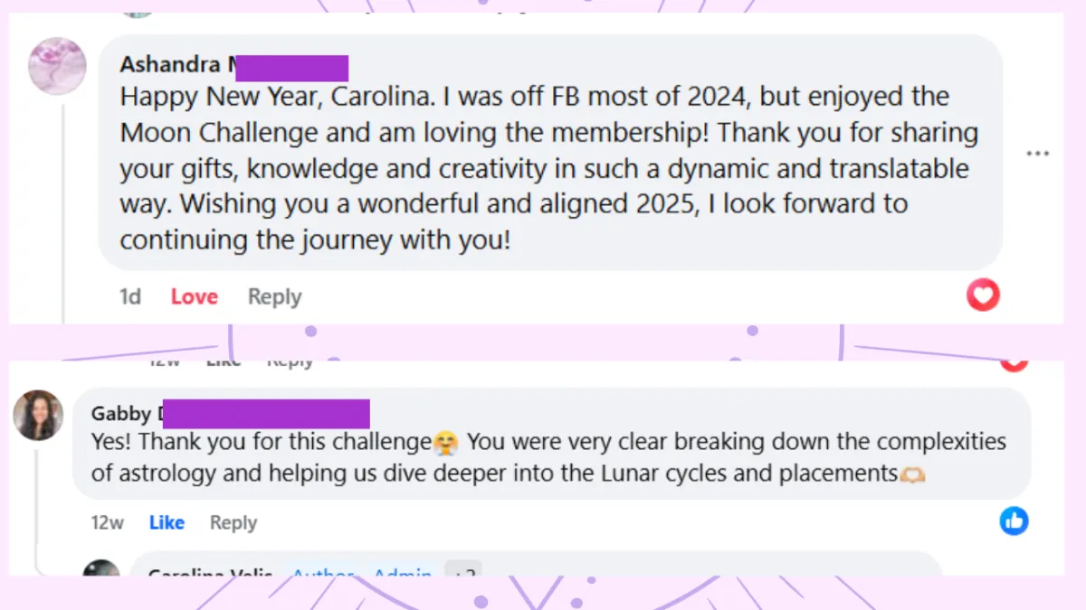 Quest Mystic moon challenge testimonial