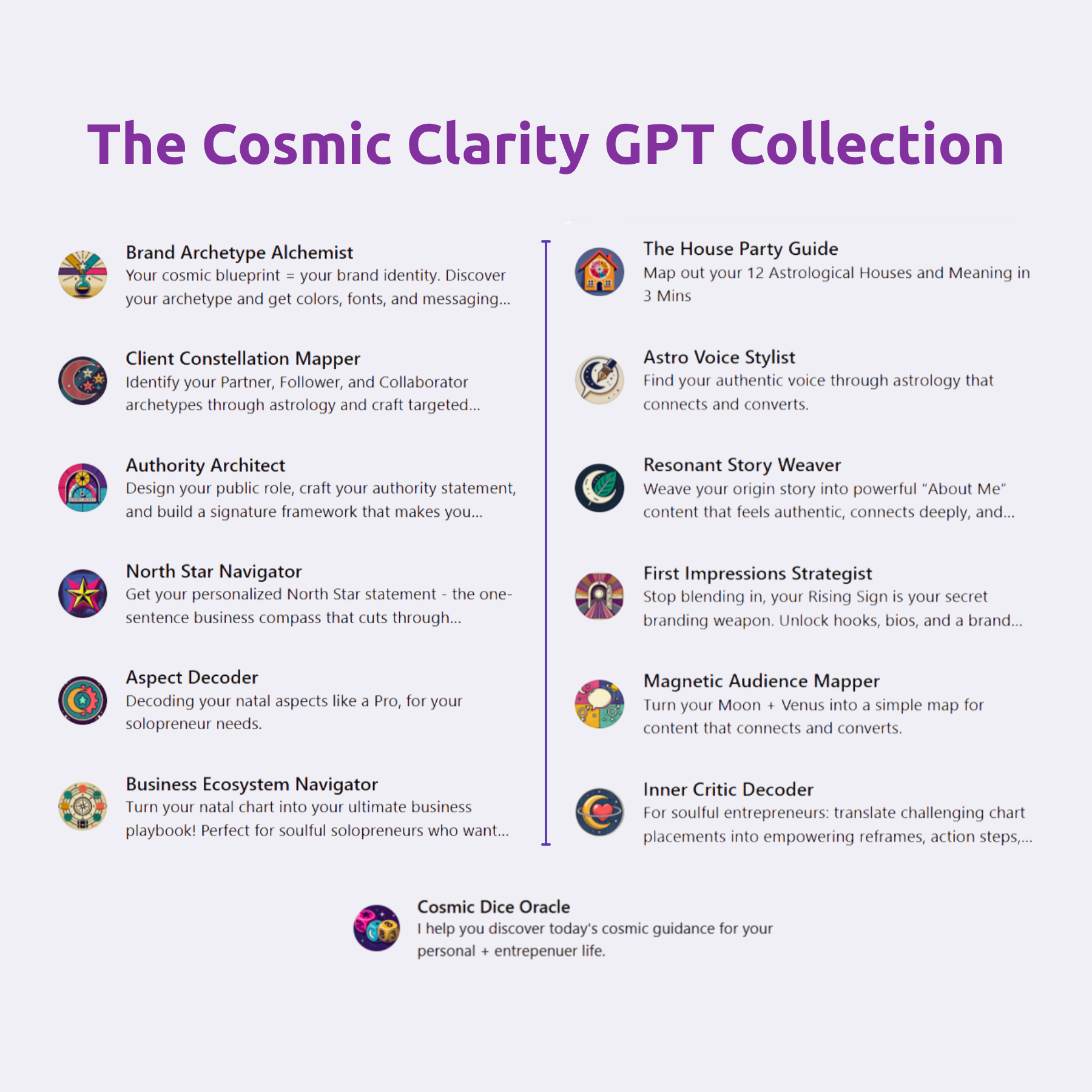 The Cosmic Clarity GP Collection from Quest Mystic