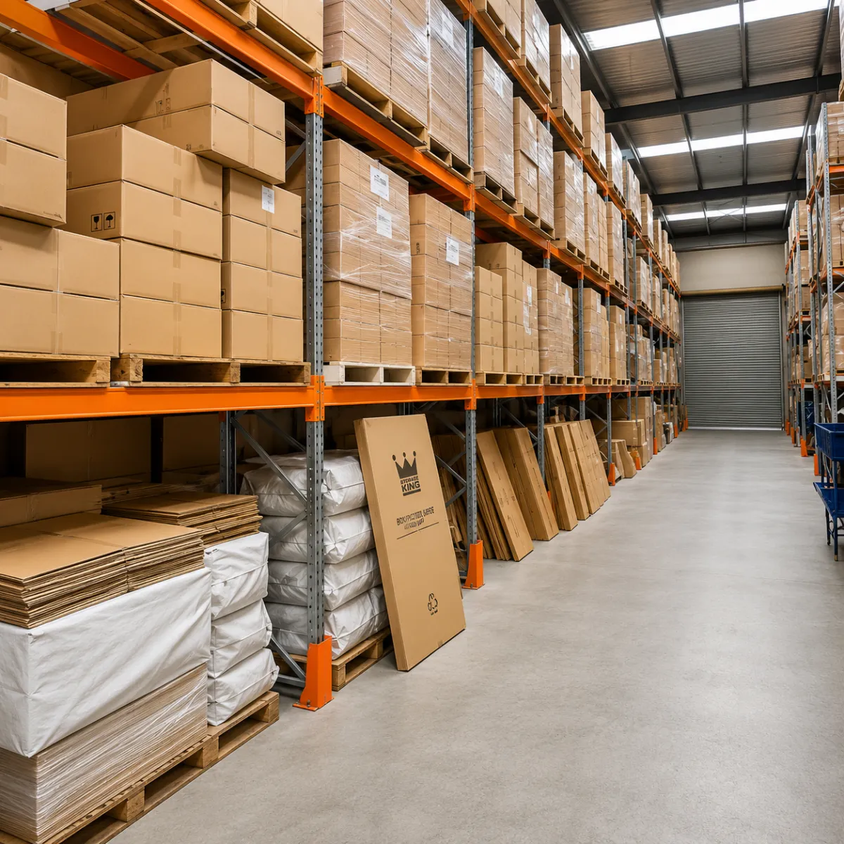 Secure furniture storage unit