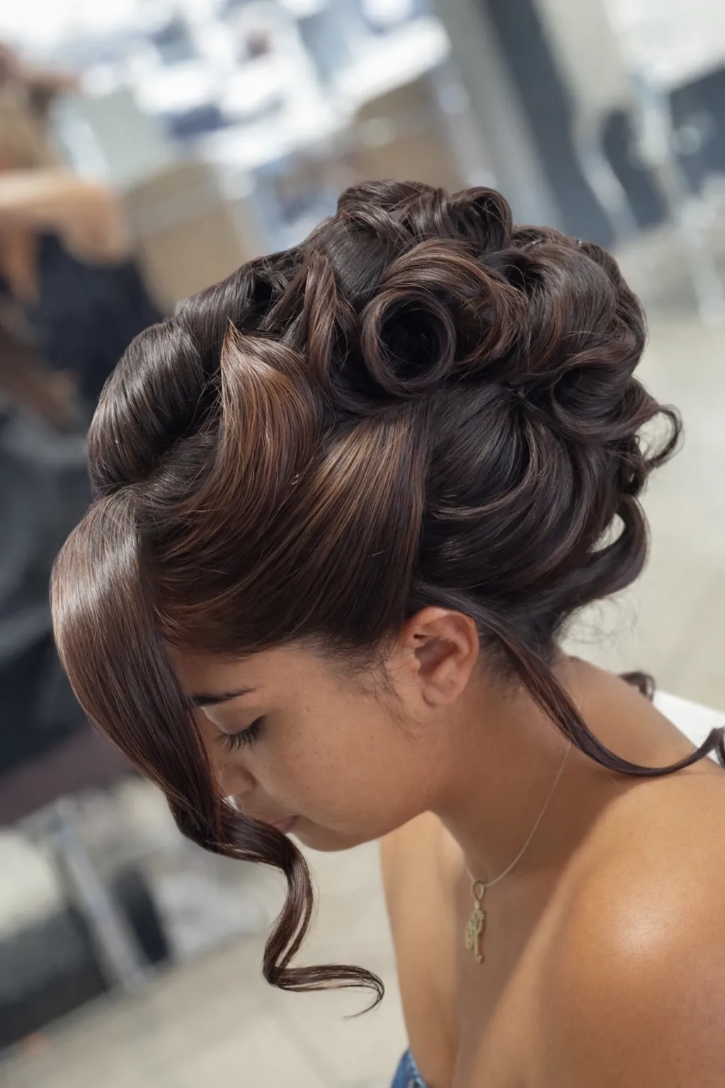 Chignon sculptural !