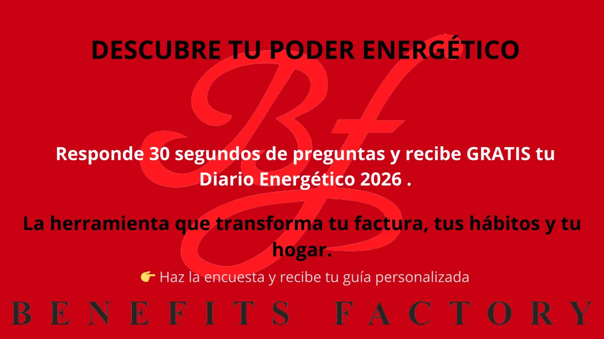 Haz la encuesta y recibe tu diario energético personalizada