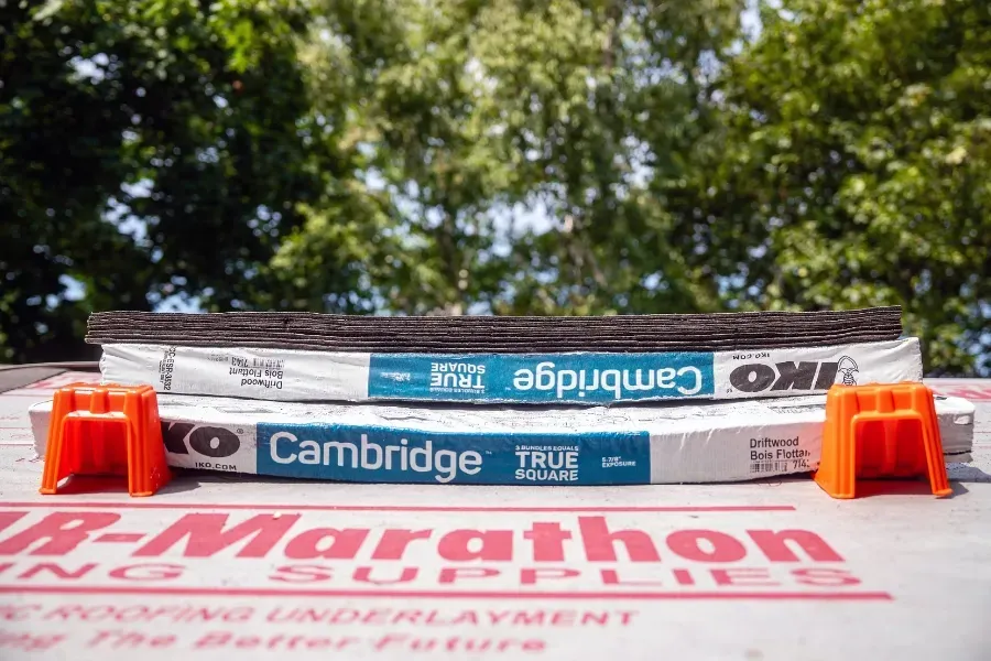 BMF Roofing Solutions - Shingle Anchor holding shingles