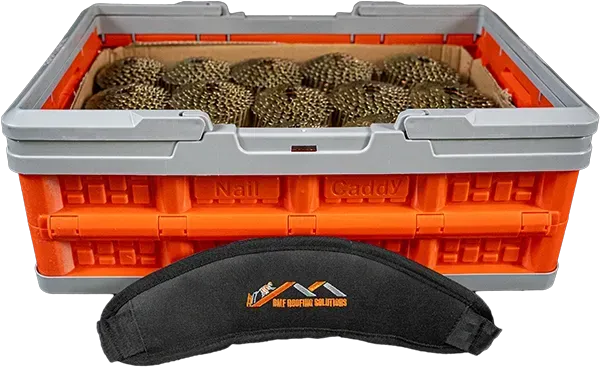BMF Roofing Solutions - Nail caddy with nails inside