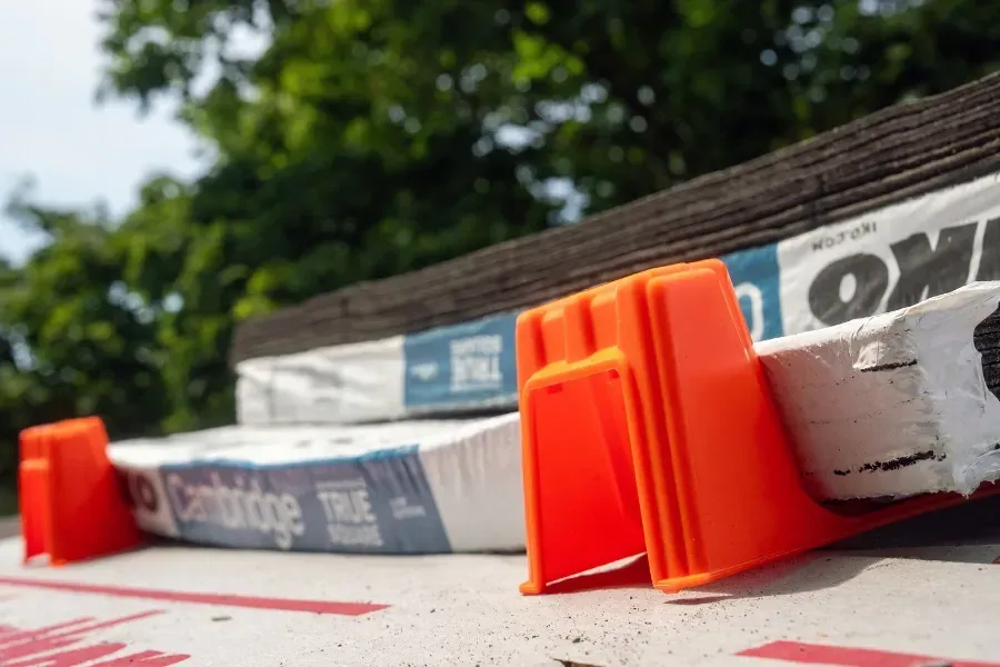 BMF Roofing Solutions - Shingle Anchor in use