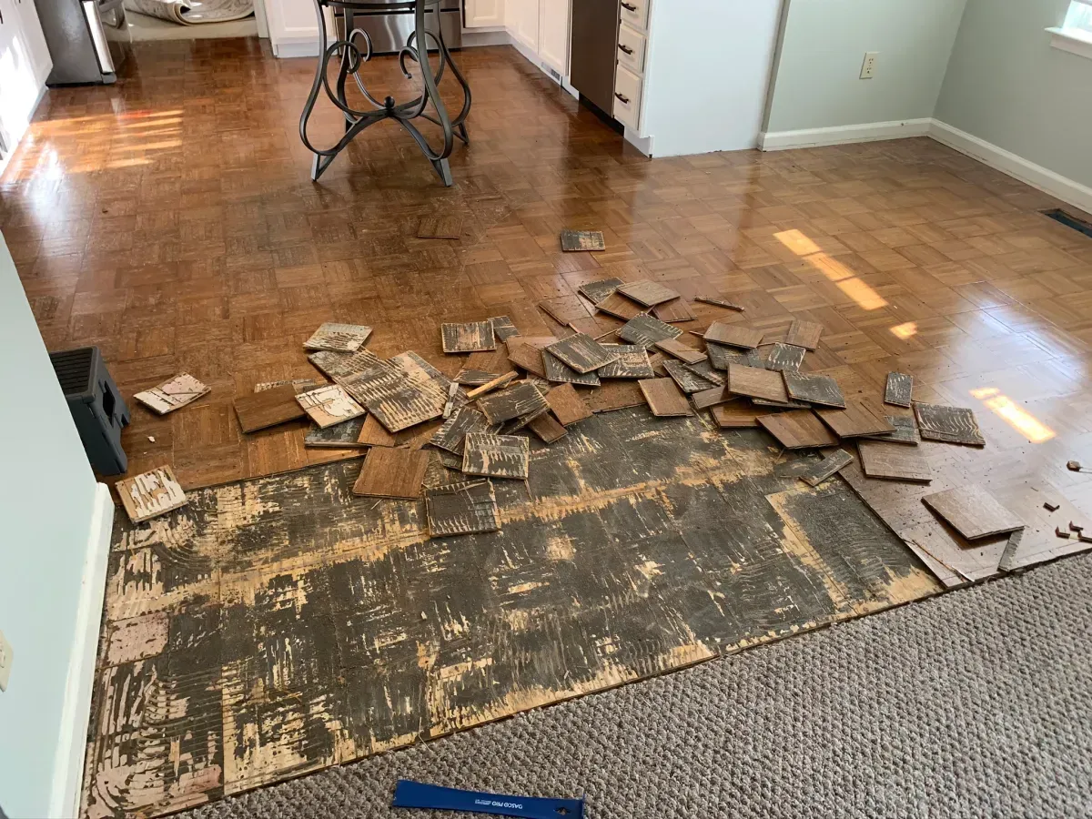 Flooring Removal in Akron, OH