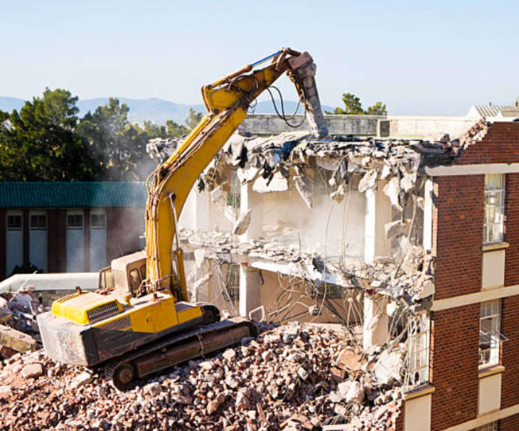 Demolition in Akron, OH