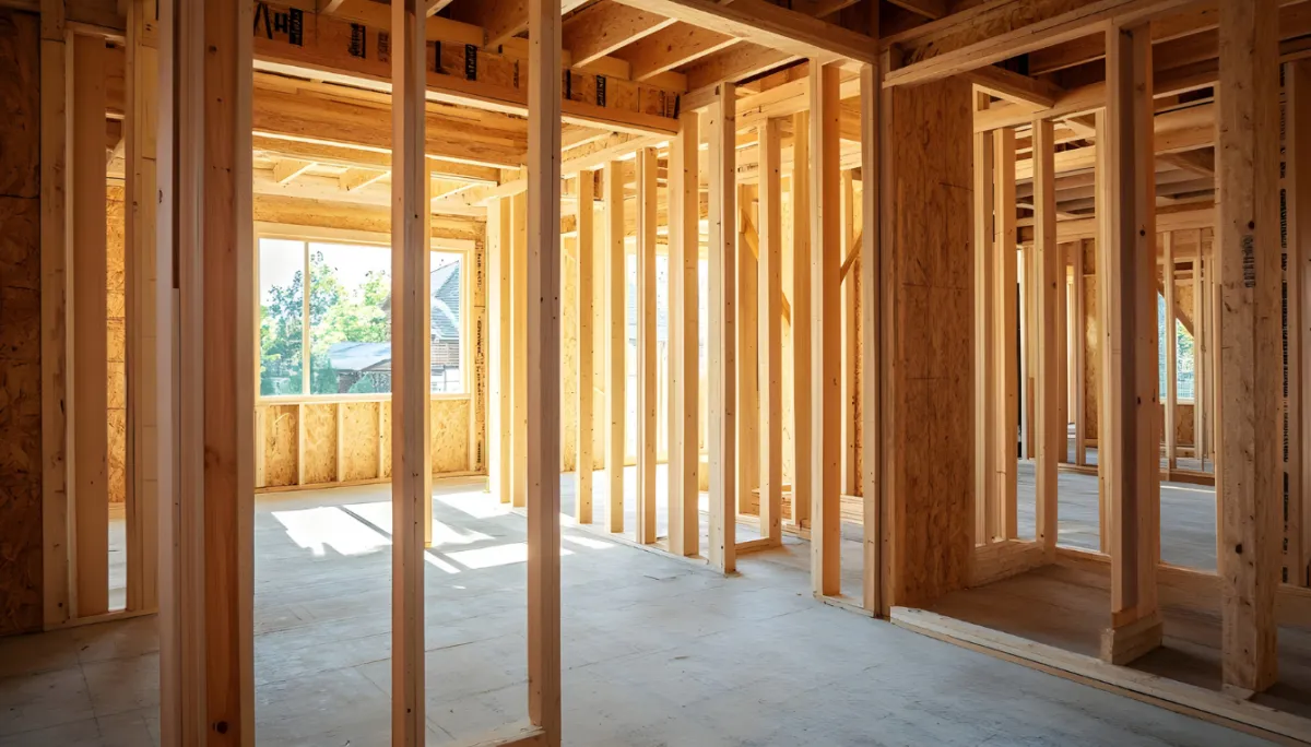 Home renovation, remodel and new construction wood framing Seattle interior design