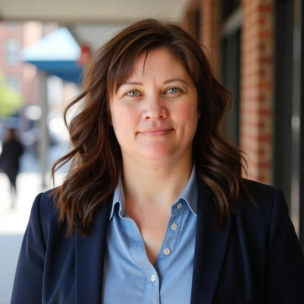 Picture of an expat professional woman who is laughing and happy because she has integrated well cross-culturally and thrived through culture shock becaue of the Cross-Cultural Integration System (CCIS)
