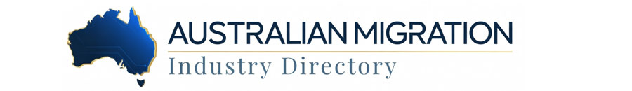 Picture of a Logo of an organization Lost Bob Immigration Dynamics partners with, called the Australian Migration Idustry Directory