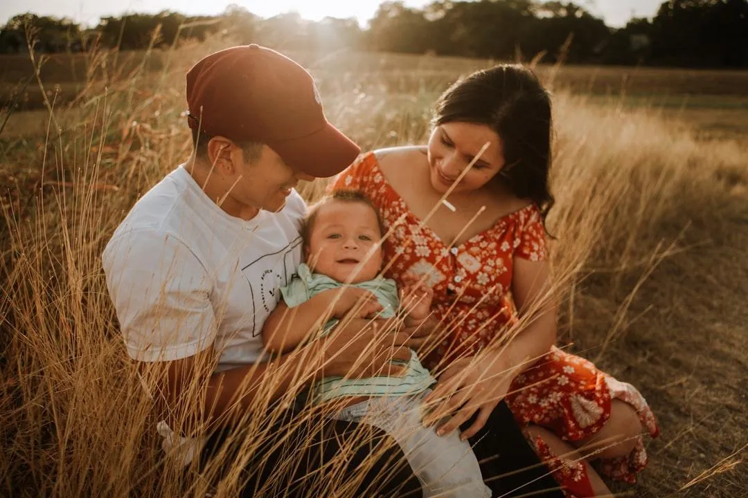 Picture of an expat family who have been well prepared for long term integration abroad.