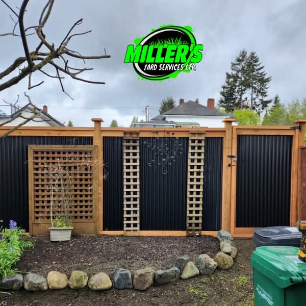 Nanaimo Fencing installation