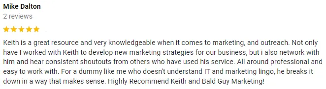 Rich Rye - The Lead Leader is the best value in marketing for small business and the level of care from Keith is priceless!