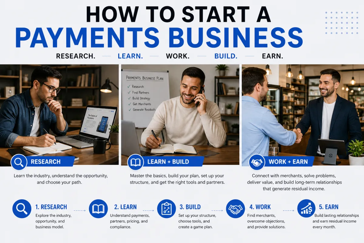 how to start a payment processing business