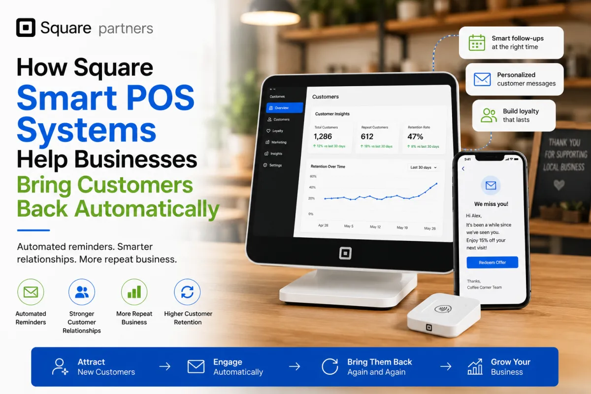How Square Smart POS Systems Help Businesses Bring Customers Back Automatically