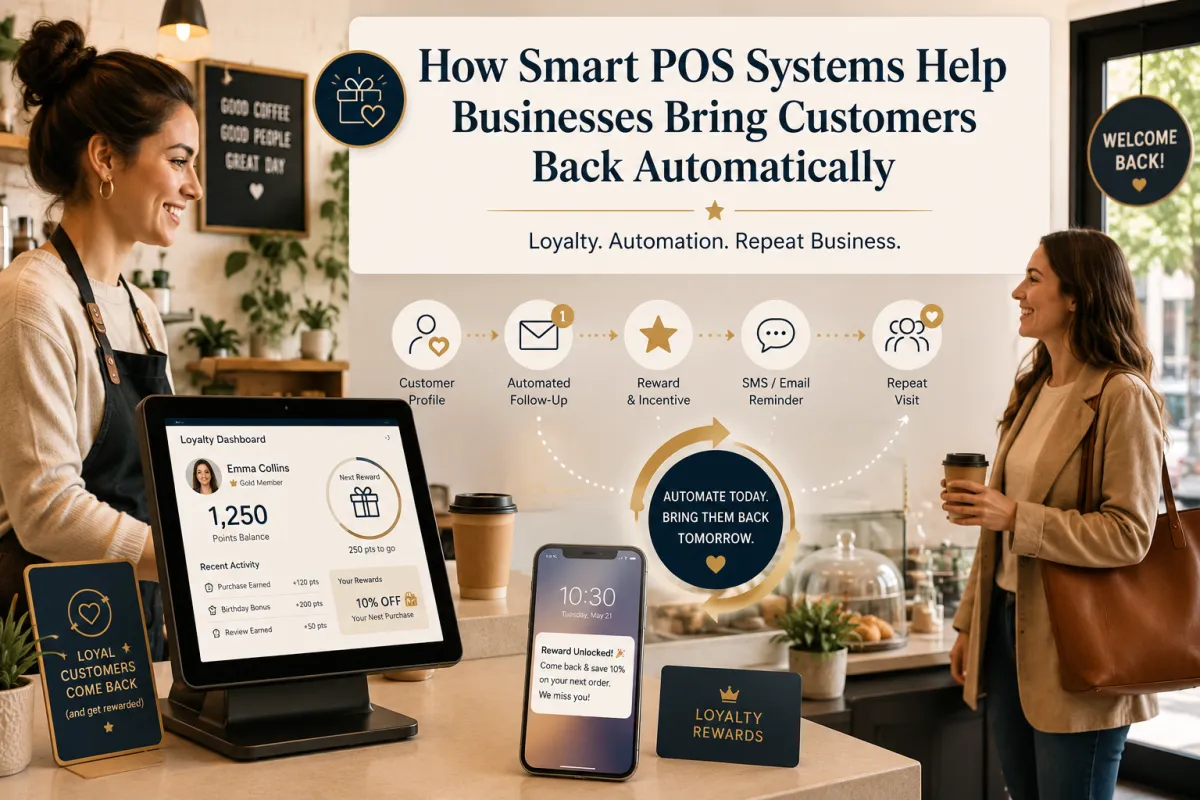 How Smart POS Systems Help Businesses Bring Customers Back Automatically