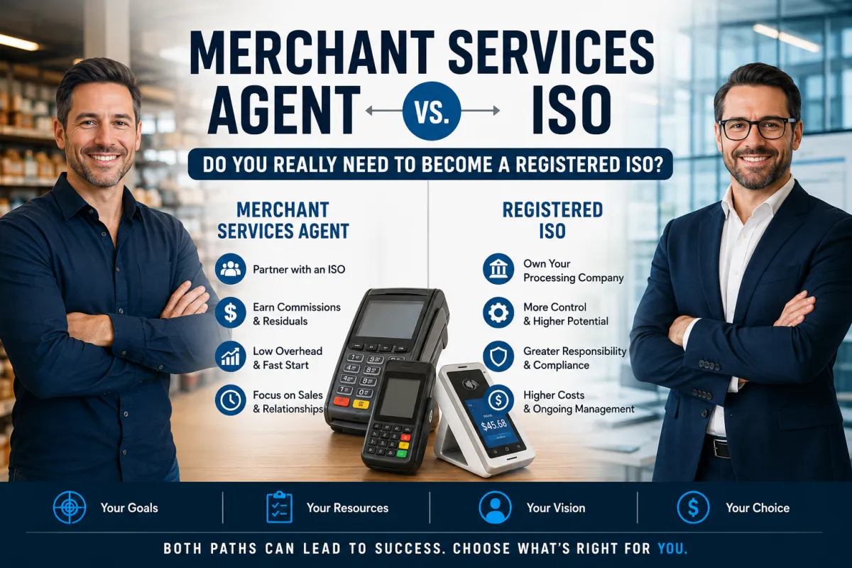 Merchant Services Agent vs ISO