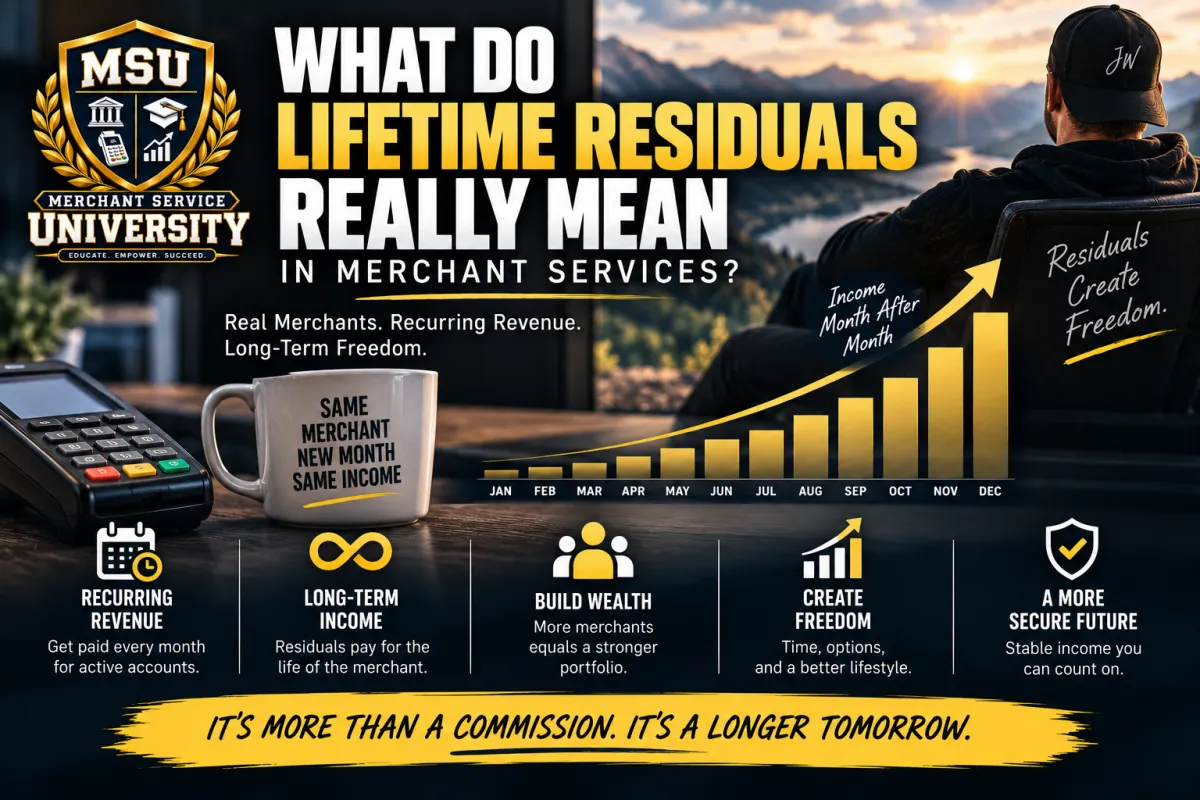What Do Lifetime Residuals Really Mean in Merchant Services