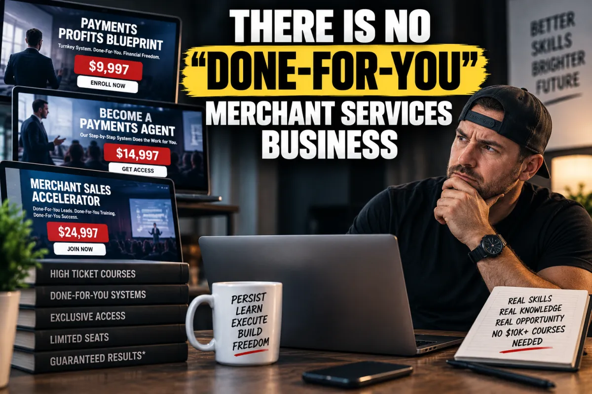 There Is No “Done-for-You” Merchant Services Business