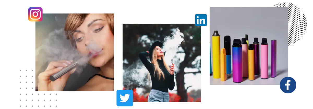 Vaping social media