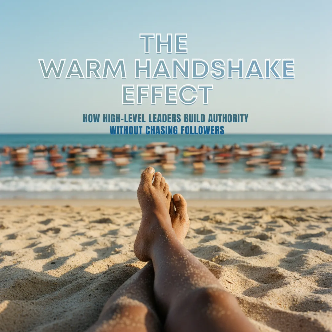 The Warm Handshake Effect: How High-Level Leaders Build Authority Without Chasing Followers