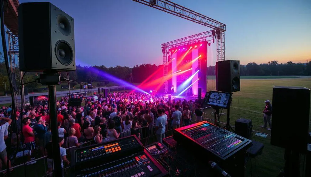 pic of people listening to dj music