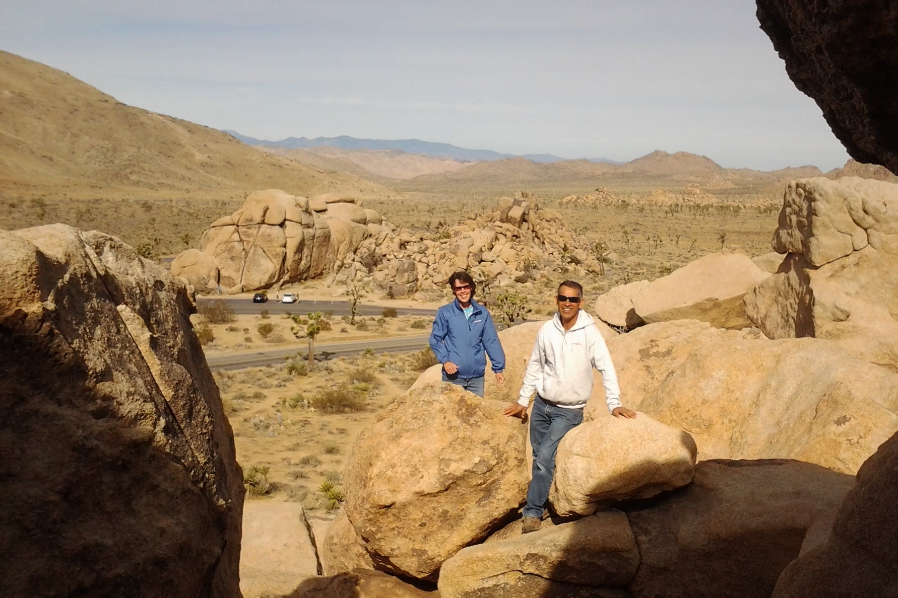 Daniel can now feel the carpet and grass under his feet.