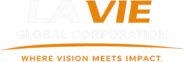 La Vie Global Corporation footer logo - guiding businesses toward sustainable growth