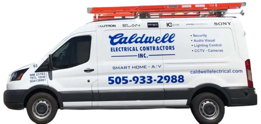 Caldwell Electrical Contractors service van smart home and electrical services El Paso NM
