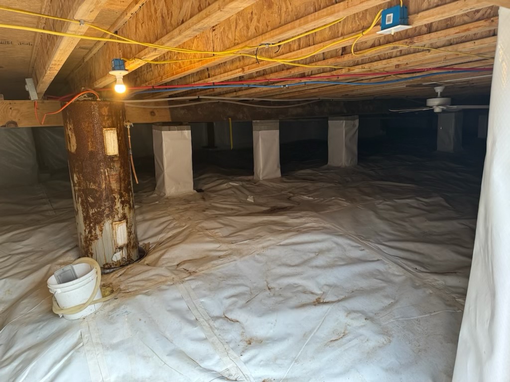 Encapsulation performed by Crawlspace Fixers