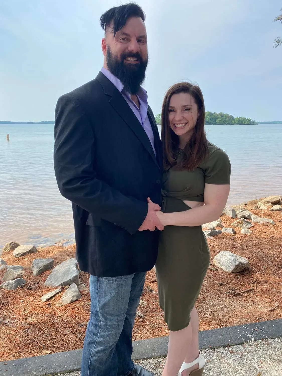 Michael & Allison Cole outside the gym