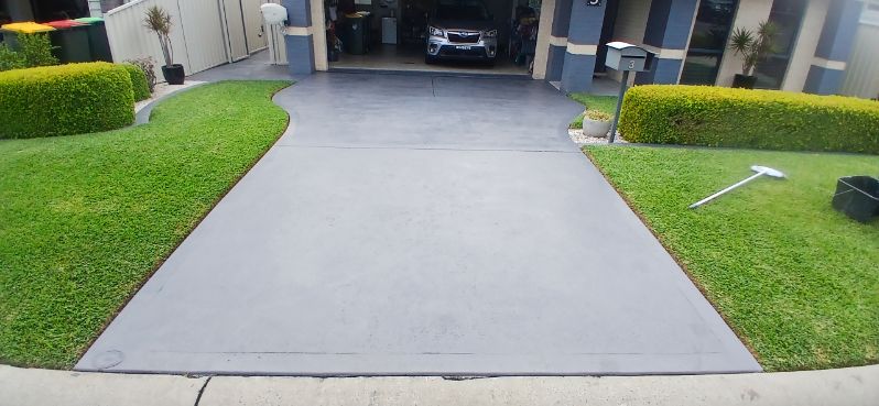 driveway painted