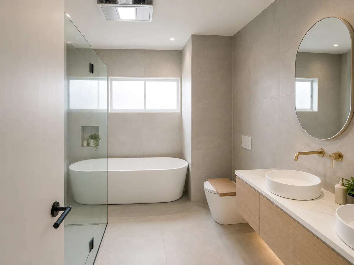 Rob's Painting & Decorating bathroom house painting in Wollongong