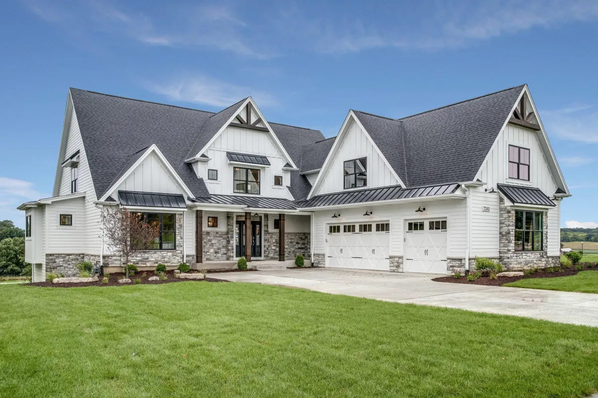 Fully finished newly built house by VHrestoration, showcasing modern design and quality construction craftsmanship.