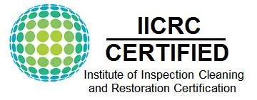 IICRC Certified logo representing VHrestoration's commitment to professionarestoration and odor control services in Minnesota."