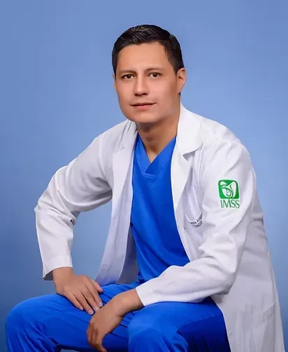 a doctor showing a patient something on the tablet