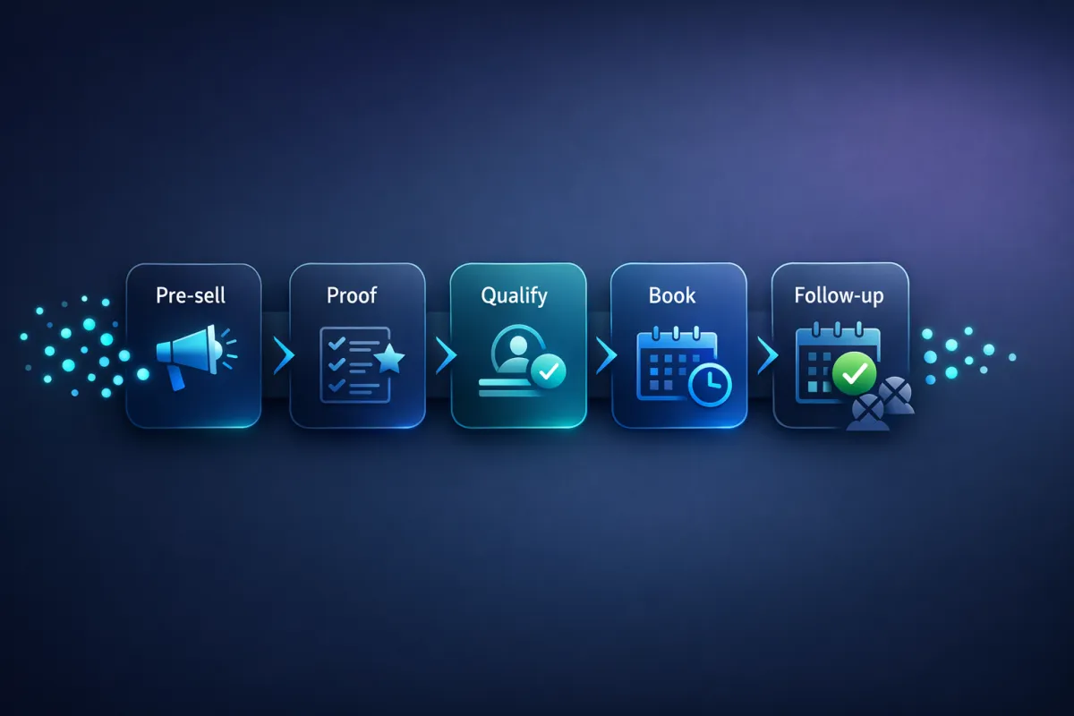 Booking Funnel for Service Businesses: The Exact Structure That Reduces No-Shows