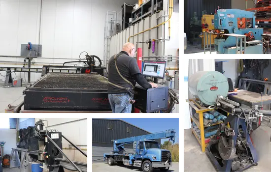 J&M Welding shop and fabrication equipment